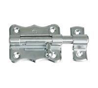 Amig - Passante Zincato 384 | Perno di Sovrapposizione per Porte in Legno | Sicurezza Casa e Ufficio | Acciaio Resistente | 30x33 mm | Compatibile con Falleba, Cinghia Serranda