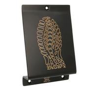 Amig - Pedale a pedale per spingere porte pesanti Mod.1 - Apriscatole in acciaio inox con impronta per aprire facilmente senza mani - Ideale per case, portali o negozi - 147 x 98 x 3 mm - Nero