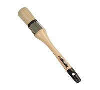 Amig - Pennello Circolare | Setole Pure e Sintetiche per Applicazioni Uniformi | Ghiera in Acciaio Inossidabile | Ideale per Pareti e Mobili, Multicolore, 39mm, Acciaio Inossidabile Legno