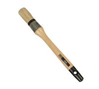 Amig - Pennello pressato a setola pura e sintetica - Ø 29 mm - Uso generale - Finitura ottimale - con ghiera in acciaio inox e manico in legno verniciato
