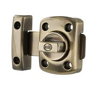 Amig - Perno di sovrapposizione | 30 x 42 mm | Adatto per porte di passaggio in legno | Chiusura cilindrica girevole | Chiusura per bagno, camera da letto o ufficio | Serratura di sicurezza | Zama