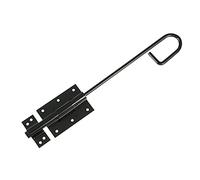 Amig - Perno Modello 421 per Porte | Acciaio Resistente | Facile Installazione | Uso Interno ed Esterno | Viti Incluse, Nero, 350 x 90 x Ø7 mm, Lega di Acciaio