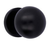 Amig - Pomello per porta | Realizzato in acciaio inossidabile | Maniglia: Ø70 mm | Nero | Resistente allo sfregamento, alla ruggine e alla corrosione