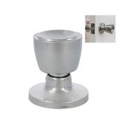 Amig - Pomello - Pomello del Passo - Set pomelli tipo tazza doppia maniglia - Comfort uso ideale porte interne design tipo tazza - 60/70 mm 19 x 8 x 8 cm - Ottone - Argento