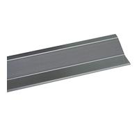 Amig - Profilo di transizione per pavimenti - 985 mm x 40 mm - Profilo di transizione per gradini con adesivo - Bordatura per giunti in legno, parquet, decking, marmo e piastrelle - Alluminio argento
