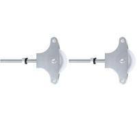 Amig - Puleggia Stendibiancheria 60 mm | Compatibile con Binari Cassetti Scorrevoli | Accessorio per Serranda | Plastica, 60 mm (Confezione da 2)