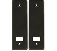 Amig - Raccordo o Coperchio in Alluminio | Finitura Bronzo per Raccoglitori Tende | Anti Ossidazione e Corrosione | Facile Installazione | Compatibile con 95% Palette, Oro, Alluminio (Confezione da 2)