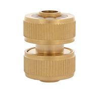Amig - Riparatore di Tubi | 3/4" | Ideale per Riparare Facilmente le Perdite d'Acqua | Collegamento Rapido e Semplice | Realizzato in Ottone | Oro Opaco