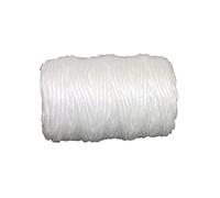 Amig - Rotolo di filo di Rafia piatto sintetico Mod.20170 - Bobina di corda bianca multiuso ideale per pacchetti, artigianato, giardinaggio, fai da te o industria. Dimensioni: Ø 3 mm x 100 g.