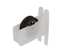 Amig - Rullo per finestra scorrevole - Set da 2 pezzi - Dimensioni 38 x 40 mm - Corpo in nylon con cuscinetti a sfere - Progettato per finestre scorrevoli - Colore bianco - Mod. COR02