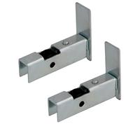 Amig - Rullo per finestra scorrevole - Set da 2 pezzi - Dimensioni 40 x 11 mm - Corpo metallico con vite e cuscinetto a sfere - Progettato per finestre scorrevoli - Acciaio zincato - Mod. COR23