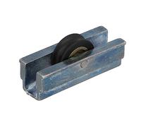 Amig - Rullo per finestra scorrevole - Set da 2 pezzi - Dimensioni 40 x 12 mm - Corpo metallico con cuscinetto a sfere - Progettato per finestre scorrevoli - Alluminio - Mod. COR20