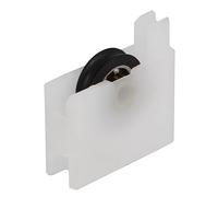 Amig - Rullo per finestra scorrevole - Set da 2 pezzi - Dimensioni 40 x 39 mm - Corpo in nylon con cuscinetti a sfere - Progettato per finestre scorrevoli - Colore bianco - Mod. COR06