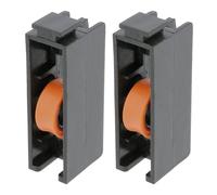 Amig - Rullo per finestra scorrevole - Set da 2 pezzi - Dimensioni 64 x 25 mm - Corpo in nylon con cuscinetti a sfere - Progettato per finestre scorrevoli - Colore bianco - Mod. COR07