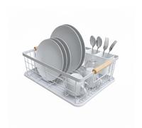 Amig Scolapiatti Graz 42 x 31,5 x 15 cm Acciaio con Manico in Legno Colore