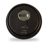 Amig - Scudo di sicurezza Mod. 31 - Acciaio - Nero - Anello esterno cavo - Ø65 mm - Con piastra antitrapano - Con viti e supporto - Per cilindro Europrofilo EN1303 - Corpo in acciaio sinterizzato