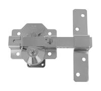 Amig - Serratura da applicare | 88 x 153 mm | Argento | Cilindro di Sicurezza e Chiusura di Apertura da 50 mm | Resistente all'estrazione, allo strappo e alla rottura | Ideale per porte d'ingresso