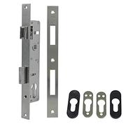 Amig - Serratura da incasso per carpenteria metallica mod. 720E - 32 mm - Per Cilindro Europrofilo a Cam da 15 mm - Maniglia reversibile - Acciaio inossidabile