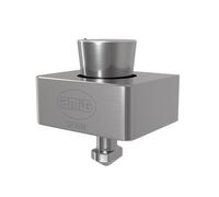 Amig - Serratura quadrata per porte avvolgibili | Per porte oscillanti | Ottone massiccio e cromato lucido | Stelo in acciaio inossidabile e 3 chiavi a punti | Include viti