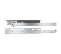 Amig - Set di 2 guide scorrevoli Mod.41 in acciaio zincato per cassetti di mobili, cassetti o armadi | di rimozione totale con autobloccante | Resistenza di carico: 25 kg/coppia | Misure: 350 mm