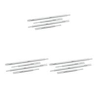 Amig Set di 6 guide corrimere metalliche mod. 25 in acciaio galvanizzato per cassetti di mobili, cassetti o armadi, estrazione parziale, resistenza di carico: 15 kg/paio, Dimensioni: 278 x 17 mm