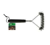 Amig - Spazzola di Pulizia Fireplus per Barbecue | Spazzola in Acciaio Inox | Utensile per Pulire Griglie e Piastre | Accessorio per Pulire Barbecue | Lunghezza: 30,5 cm