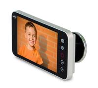 Amig - Spioncino digitale per porta | Schermo LCD TFT da 4" | Angolo di visione: 160° | Immagini nitide | Facile installazione e utilizzo | Colore: Argento