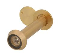 Amig - Spioncino Mod. 3 con Lente Super Angolare per Porte Interne ed Esterne 3-14 in Alluminio Colore Oro | Ottone | Misure: Diametro 14 mm | Spessore della Porta: 70-110 mm
