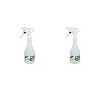 Amig - Spruzzatore Manuale per Prodotti Chimici 0,5L - Testa Orientabile, Ugello Regolabile - Molle in Acciaio Inox AISI 316 - Giardinaggio e Pulizia, Bianco, Plastica (Confezione da 2)