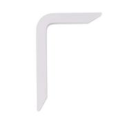 Amig - Staffa per Mensole a Muro | Supporti in Alluminio Robusti | Installazione Facile | Ideale per Casa e Ufficio | Peso Max 110 kg, Bianco, 150 x 100 mm (6'' x 4'')