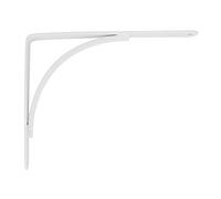 Amig - Staffa per mensole a muro | Supporti per Mensole | Reggimensola | Staffe per mensole in Acciaio | Colore: Bianco | Dimensioni: 150 x 125 | Peso max: 105 kg