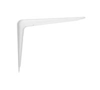 Amig - Staffa per mensole a muro | Supporti per Mensole | Reggimensola | Staffe per mensole in Acciaio | Colore: Bianco | Dimensioni: 200 x 150 | Peso max: 40 kg