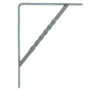 Amig - Staffa per Mensole a Muro | Supporti Robusti in Lega di Acciaio | Design Funzionale per Casa e Ufficio | Peso Max 300 kg | Facile Installazione, Grigio Metallico, 150 x 125 mm