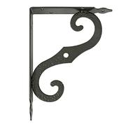 Amig - Staffa per Scaffali da Parete | Squadra Metallica per Mensole | Angolo per Ripiani | Supporto per Scaffali | Acciaio | Colore Bianco | Dimensioni: 150x115 mm | Peso Max. Consigliato: 90 Kg