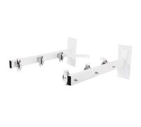 Amig - Tendedero de Pared de Colocación Lateral | Acero Inoxidable | 2 Brazos Laterales y 6 Poleas para 3 Cuerdas | para Exteriores | Fácil Instalación | Medidas: 45x18,5x8 cm