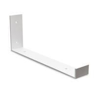 Amig - Supporto a L per Mensole Industriali - 103 X 210 X 40 mm - Acciaio Bianco - Supporto da Parete - Design Funzionale e Resistente - Ideale per Mensole da Parete