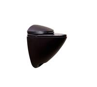 Amig Supporto da parete per ripiani e scaffali, apertura massima 10 mm, materiale Zamak, finitura nera, supporto sottile