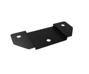 Amig - Supporto per gambe da tavolo | Accessorio per il modello 2410 | Materiale: Acciaio | Dimensioni: 92 x 40 x 7 mm | Alta resistenza | Finitura in nero opaco | Piede da tavolo industriale