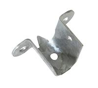 Amig - Supporto per spiedino metallico in acciaio zincato per albero di tende avvolgibili - Parti per installazione o sostituzione resistenti, antiruggine e corrosione - Dimensioni: 32 x 23 mm