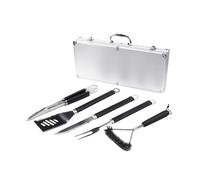 Amig - Valigetta con 5 Accessori per Barbecue - Acciaio Inossidabile - Set Completo di Utensili con Custodia - Accessori Pratici e Presentazione Curata per Regalo - MOD. AM01