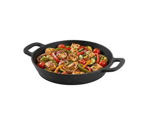 Amig - Wok in Ghisa - Ø31 cm - Distribuzione Uniforme del Calore e Alta Resistenza - Per Barbecue a Carbone o Gas - Mod. AM38