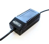 Amiga CD32 PSU Modern Nero EU - Alimentatore di ricambio per Amiga CD32, spina EU