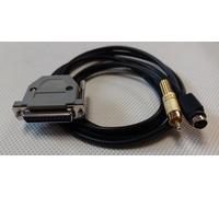 Amiga RGB to S-Video CVBS composite cable 500 600 1200 4000 DB23 PAL NTSC NEW