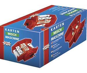 AMIGO 5000 - Macchina per mischiare le carte, colore: Rosso