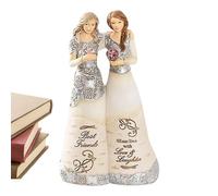 Amigo Angel Figurine - Forever Friends Figurine, statuetta sorella | Scultura in resina dipinta a mano, decorazione angelo custode, design toccante, decorazione per risorse per l'amicizia, benedizione