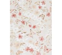 AMIGO Carta da parati Autoadesiva fiori e foglie Vintage 44x1000cm | Vinile adesivo per mobili e pareti. Decorativo vintage, facile da applicare.
