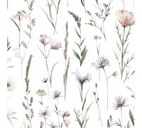 AMIGO Carta da Parati Floreale Autoadesiva,Impermeabile in Vinile, Adatta per Armadi,Decorazioni Murali e Mensole 44x600cm