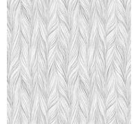 AMIGO Carta da Parati Grigia con Elegante Motivo Floreale, Autoadesiva in Vinile Resistente per Bagno - Facile Applicazione, Design Moderno - 44x500 cm