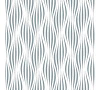 AMIGO Carta da Parati Rimovibile con Strisce Blu e Bianche, Design Boho Moderno Impermeabile - Perfetta per Camera da Letto, Soggiorno o Bagno - Vinile Autoadesivo 44,5x500 cm