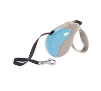 Ferplast Guinzaglio per Cani Guinzaglio Allungabile per cani AMIGO TAPE L, Fettuccia allungabile, 5 m, max 50 kg, Azzurro